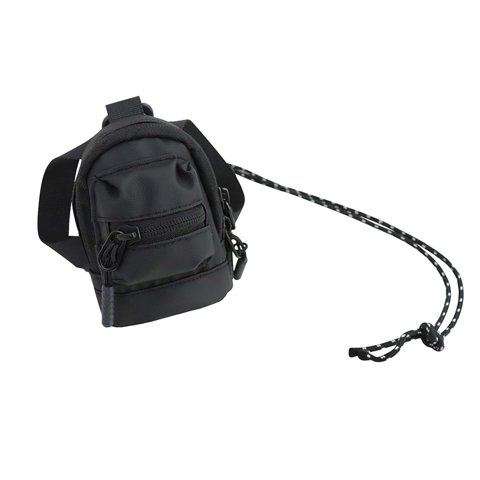 Ioensy - Bolsa De Viaje Para El Cuello, Tarjetero De Bolsillo De Tela Oxford Para Deportes, Escalada, Ciclismo, Negro