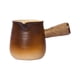 thumbnail image 1 of Tetera De Cerámica, Teteras De Porcelana, Tetera De Hojas De Té Sueltas Y Florecientes Para El Hogar, Marrón Ancho, 1 of 3