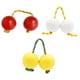 thumbnail image 4 of 3 Pares Musical Fingertip Ball Drum Ball Kashaka Instrumento Rojo Blanco Amarillo, 4 of 5