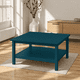 thumbnail image 3 of Mesa de Centro "Brisa" Nórdica Mesa de Living de Madera Maciza - Azúl Marino - 80x70x45 cm, 3 of 3