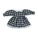thumbnail image 3 of 1:12 Accesorios De Vestir Para Muñecas Ropa Hecha A Mano Para Figuras De Acción Femeninas De 6" Vestir Cuadrícula Negra, 3 of 3