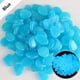 thumbnail image 1 of 100pcs/bag, Glow-in-the-Dark Pebbles: Create A Magical Garden, Aquarium Decoration, Landscaping Or Wedding Decoration! (0.31*0.39inch), 1 of 5