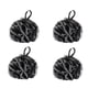 thumbnail image 1 of Esponja de Baño SEVENHEAD 50 g Pack de 4 Gris Malla Pouf, 1 of 5