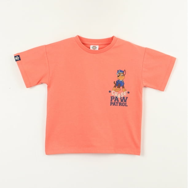 Polera Manga Corta Niño Chase Stars Naranjo Paw Patrol