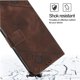 thumbnail image 4 of Funda Cartera para Motorola Moto G 5G 2025 con Soporte y Ranuras, Resistente a Golpes y Rayones Marrón, 4 of 5