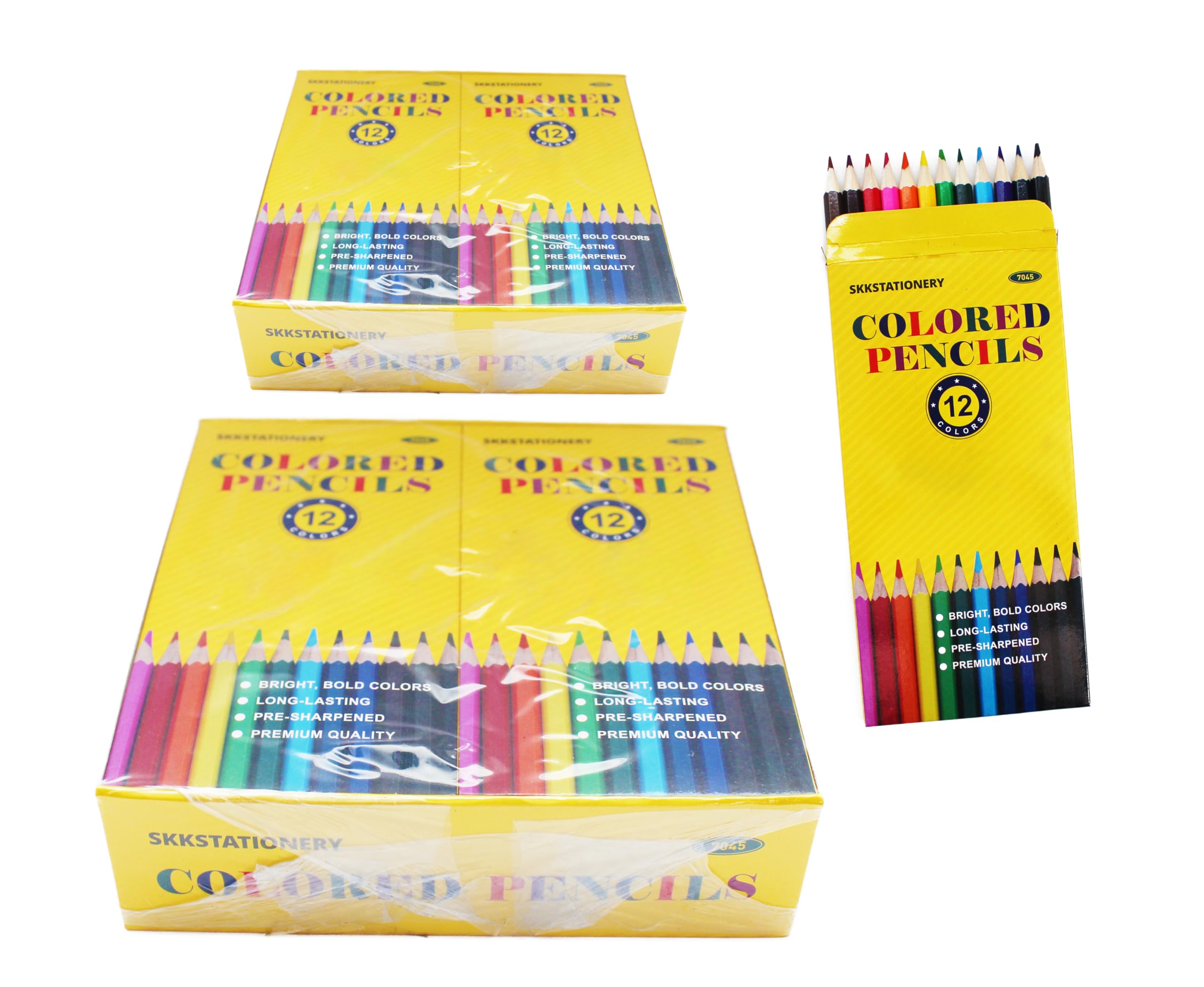 Lápices De Colores Skkstationery 288 Piezas Preafilados 12 Colores