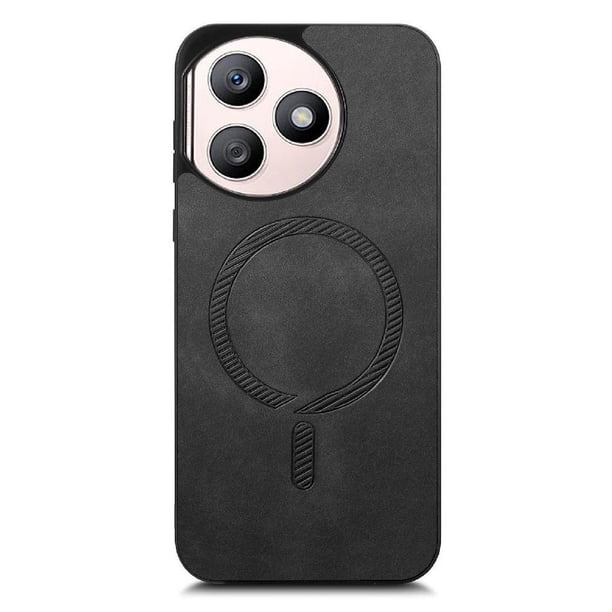 Magnetic Slim Case for Honor X50i Plus with Camera Guard & Anti-Scratch Back Black