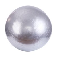 Ioensy - Bola De Núcleo De Yoga Bola De Equilibrio Engrosada Resistente Al Deslizamiento Para Gimnasia En Casa Gimnasia 55Cm Plata