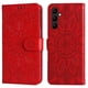 thumbnail image 1 of Funda tipo cartera FOXDOCK para Samsung Galaxy A24 4G , diseño girasol en relieve, cuero PU, cierre magnético, soporte y tarjetero, 1 of 5