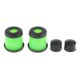 thumbnail image 2 of Kit De Reconstrucción De Patineta Bujes Arandelas Copas Pivotantes Para 2 Camiones 5 Pulgadas Verde, 2 of 5