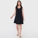 thumbnail image 4 of Vestido Mujer Corto Amarras Negro Corona, 4 of 5