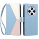 thumbnail image 3 of Cartera para Xiaomi Redmi 17C en PU Tricolor, Funda con Solapa, Azul Claro, 3 of 6