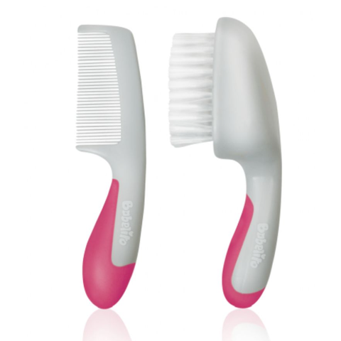 Babelito - Pack Cepillo + Peine Rosada