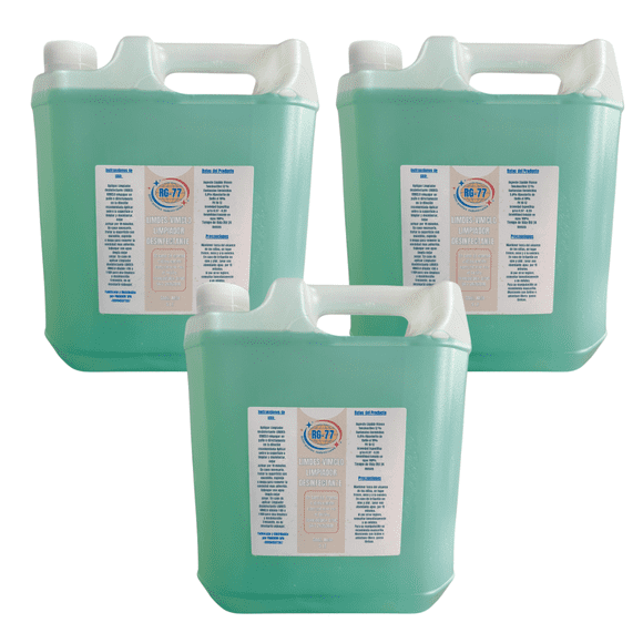 Cloro Gel Desinfectante LIMDES-VIMCLO RG-77 5 Litros Pack 3 Unidades