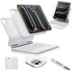 thumbnail image 1 of Funda con teclado ESR para iPad Pro de 11 pulgadas con soporte de 5.ª generación, color blanco, 1 of 9