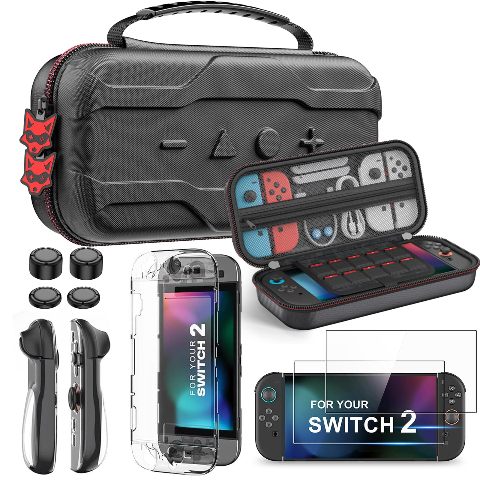 Cyoyppy - Funda De Transporte Y Accesorios Para Nintendo Switch 2 (2025)