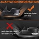 thumbnail image 2 of Cubiertas de espejo negras brillantes para Dodge Ram 1500 2019-2025, 2 of 7