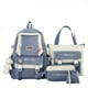 thumbnail image 1 of 4-Piece Simple & Stylish Backpack Set - Perfect for School & Everyday Use!, 1 of 5