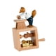 thumbnail image 3 of Caja de música con manivela, caja musical de madera, adornos decorativos coleccionables novedosos y únicos para amigos, amantes, familiares y colegas, Zorro, 3 of 5