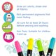 thumbnail image 4 of Juego de rotuladores para tela U.S. Art Supply Super Markers, 20 colores neón, 4 of 6