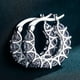 thumbnail image 3 of Exquisite Zircon Hoop Earrings, 3 of 4