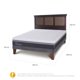 thumbnail image 3 of Cama Europea Europea Ortopedic Advance 2P Bn Respaldo New Torino 2 Plaza Base Normal, 3 of 9