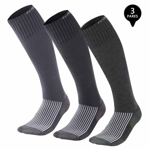Giovacchino - Pack De 3 Calcetines Compresion Bambú Con Fibra De Cobre Hombre