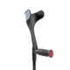 thumbnail image 3 of Muletas KMINA PRO plegables de fibra de carbono con puño abierto, 2 unidades, para adultos, 3 of 6