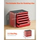 thumbnail image 2 of Caja de herramientas VEVOR Metal portátil de 22 cm con 5 cajones, color rojo, 2 of 3