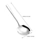 thumbnail image 2 of Xiao Hua Juego de Utensilios de Cocina de Acero Inoxidable de 2 Piezas, Cuchara Compartida para Mesa de Comedor 3, Cuchara de Comedor de Autoservicio Cuchara de Comedor de Cafetería, 8.45 X 2.36, 2 of 4