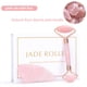 thumbnail image 1 of Natural Rose Quartz Jade Roller Gua Sha Set Facial Body Massager Roller Jade Stone Massage Set Face Lifting Beauty Massage Tools, 1 of 3