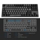 thumbnail image 4 of Teclado mecánico DURGOD Taurus K320 TKL USB‑C Rojo gris espacial, 4 of 6