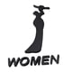 thumbnail image 1 of Letrero De WC, Letrero De Baño, Decoraciones, Tablero, Señalización, Letrero De Puerta De Baño Masculino Y Femenino, Mujer S, 1 of 7