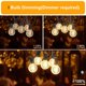 thumbnail image 4 of Luces de guirnalda para exterior OHLUX 17 m, 26 LED regulables e impermeables, 4 of 8
