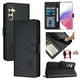 thumbnail image 1 of Funda tipo cartera FOXDOCK para Samsung Galaxy A24 4G con soporte, ranuras, RFID, diseño de gato, 1 of 5