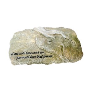 Ioensy - Memorial Stone Loss Of Dog Gift Interior Exterior Resistente A La Intemperie Para Exteriores B