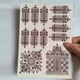 thumbnail image 1 of 1 sheet Waterproof and Sweatproof Temporary Tattoo Sticker for Women - Lace Hollow Pattern Design, 1 of 3