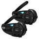 thumbnail image 2 of Pack 2 Intercomunicadores y Manos libres Bluetooth Radio FM Ejeas Q2, 2 of 7