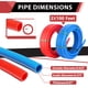 thumbnail image 2 of Tuberías/tubos Pex-A EFIELD de 1/2 pulgada, azul y rojo, 200 pies con cortador, 2 of 7