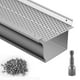 thumbnail image 1 of Filtro de hojas de aluminio Gutter Guard VEVOR, 13 unidades, 16 m de longitud total, 1 of 3
