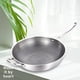 thumbnail image 3 of Sarten Wok Chino De Hierro Cocina Hogar 32cm Plateado, 3 of 3