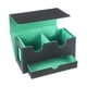 thumbnail image 4 of Caja De Baraja De Cartas Funda Protectora De Tarjetas De Cuero PU Resistente Estuche Para Barajas Estuche Para Cartas Coleccionables Verde, 4 of 4