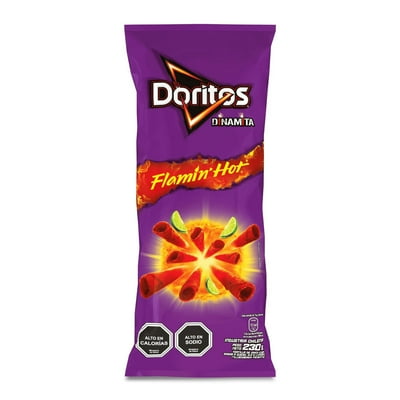 Tortilla Maíz Dinamita Flamin' Hot 230 G Doritos