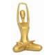 thumbnail image 2 of Figura Decorativa Yoga Estatua Meditación Adorno Hogar Jhn, 2 of 3