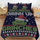 thumbnail image 2 of Funny Christmas Grinch 3 Piece Sets Full/Queen Size - Reversible Microfiber Quilts with 2 Shams Soft Lightweight Bedspread Coverlet Comforter for All Season Bed Sheets, 2 of 5