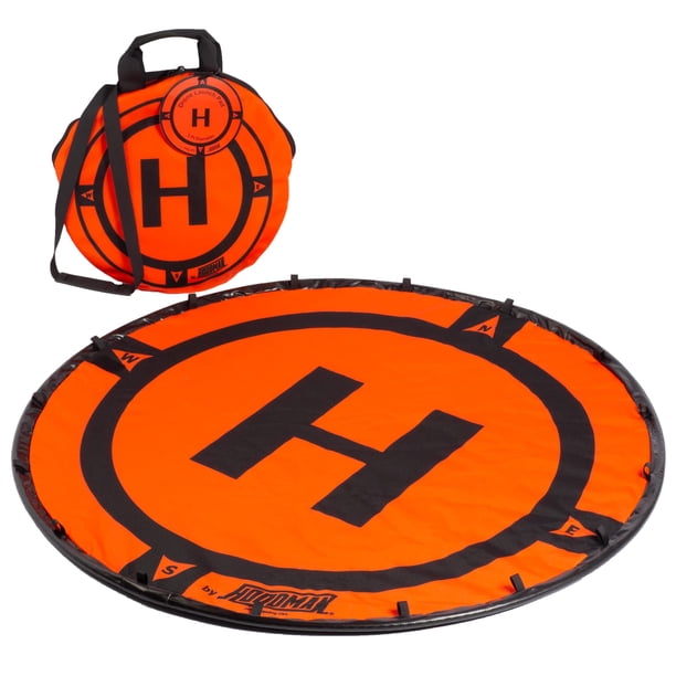 Plataforma de aterrizaje para drones Hoodman con un peso de 3 pies para mayor estabilidad