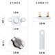 thumbnail image 4 of Kit de Repuesto de Elemento Calefactor para Secadora NelsMich 8544771, 4 of 5