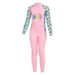 Ioensy - Trajes De Neopreno Para Niños Protección Uv Cuerpo Completo Traje De Baño De Verano De Una Pieza Rosa S