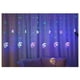 thumbnail image 2 of Luces Led Navidad Cascada Luna Estrellas Guirnalda Cortina Multicolor, 2 of 3