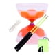 thumbnail image 4 of Juego de diábolo chino de triple rodamiento, portátil, con palos y bolsa de cuerda, para hacer malabares, para niños. Naranja, 4 of 5